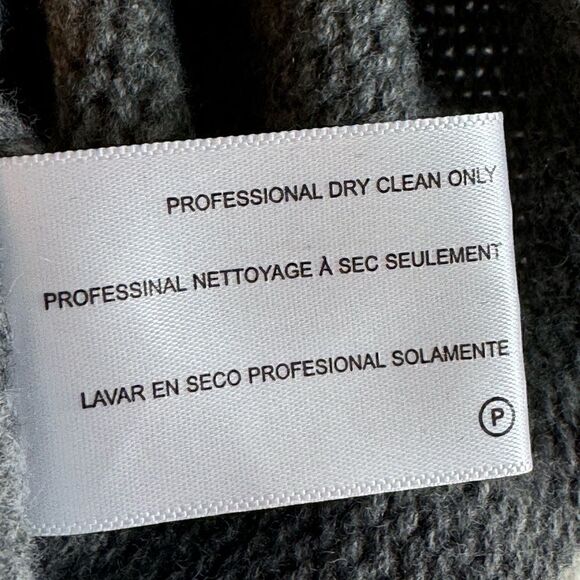 AG Adriano Goldschmied sweater Womens Sz S  amity funnel Neck Gray Wool cashmere - Picture 7 of 12